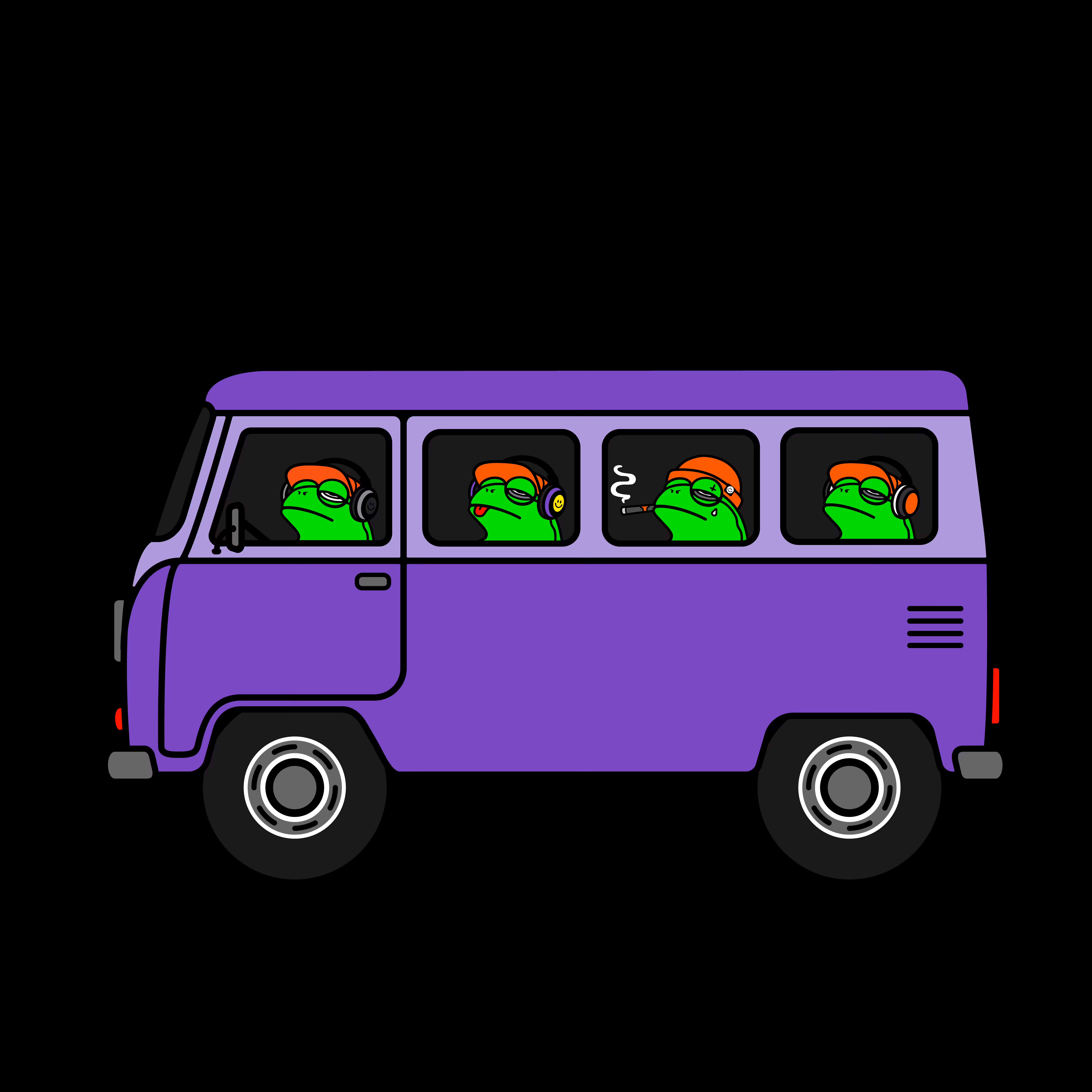 Lazy Frogs On The Road #077