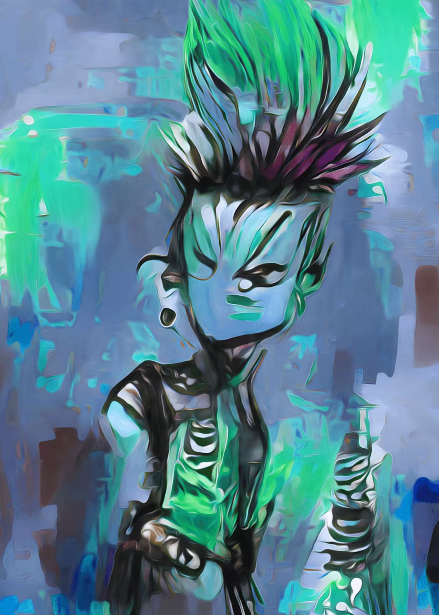Scribbled Punk #18