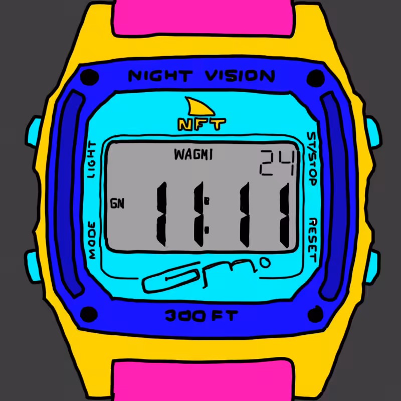 Make a Wish NFT Watch - Colorway #24