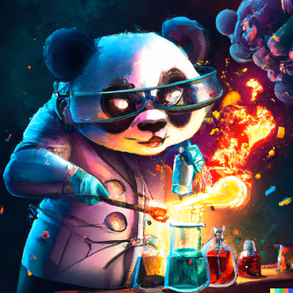 Nsyda Mad Scientist Panda #1