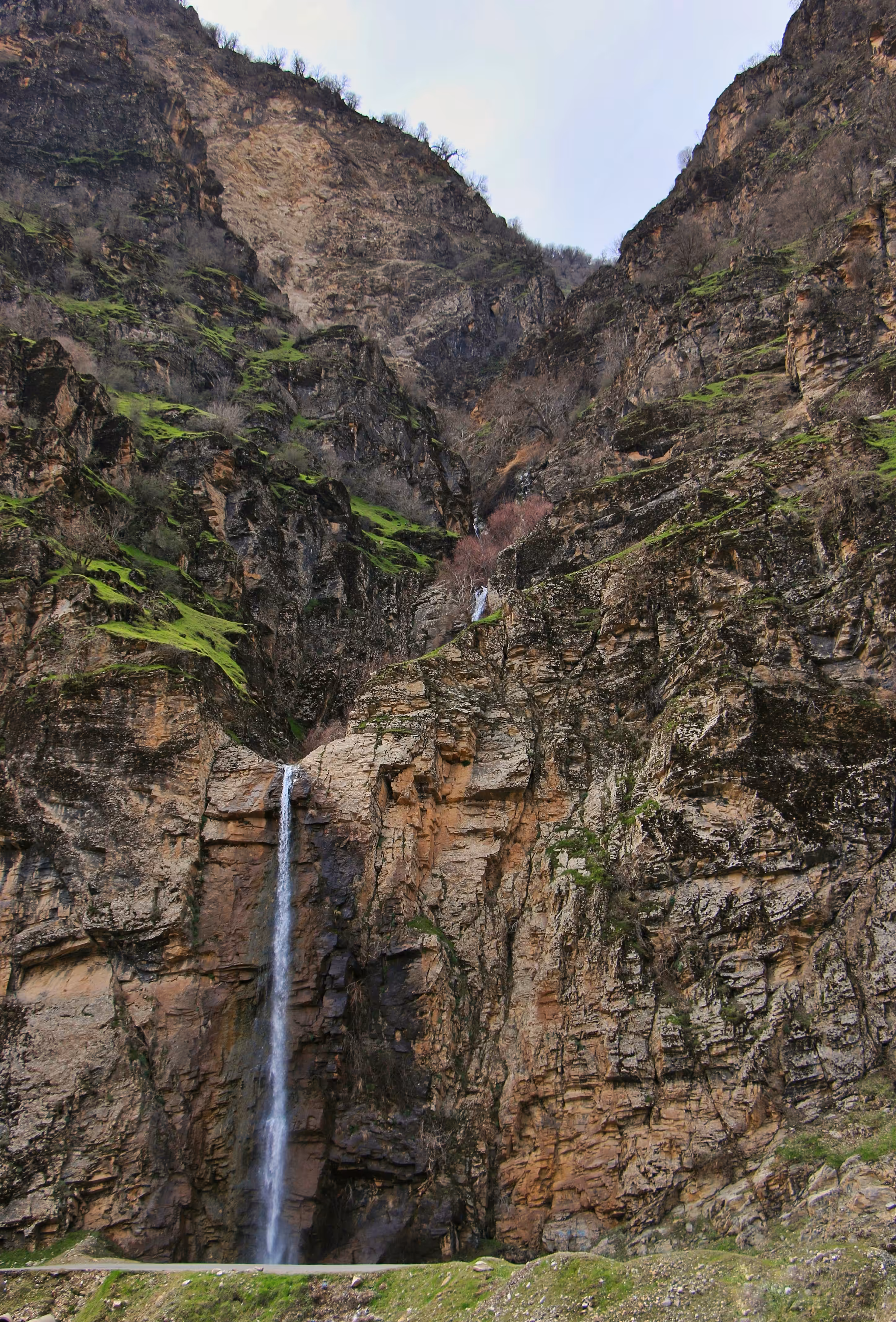 High waterfall