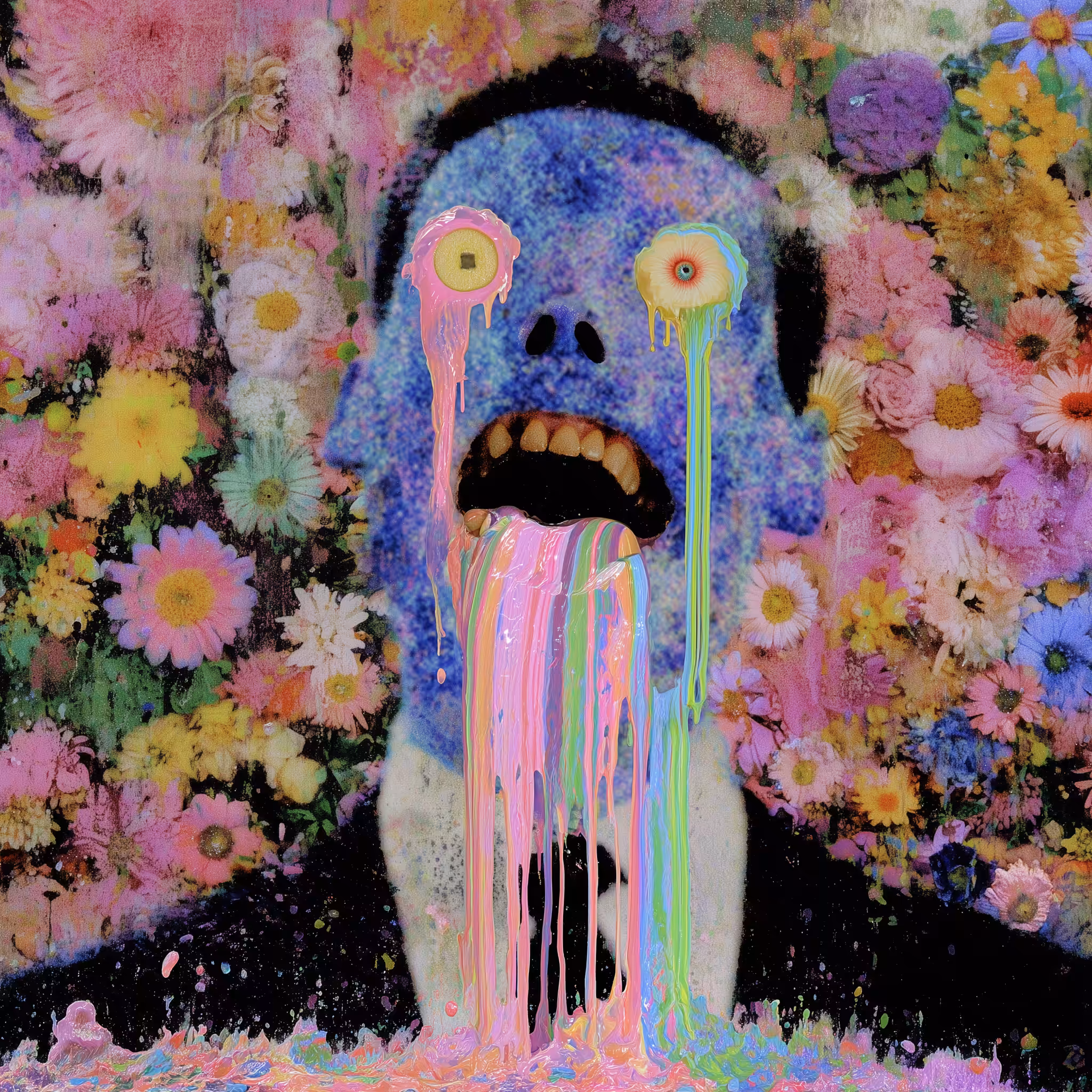 The Smile Behind the Flowers