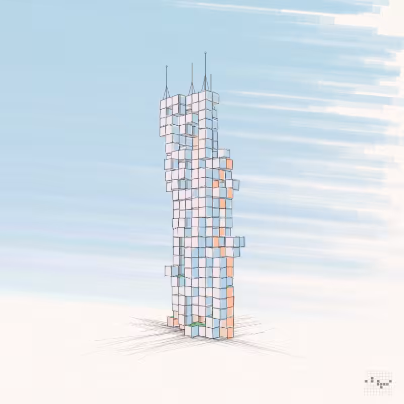 Cellular Skyscrapers #200