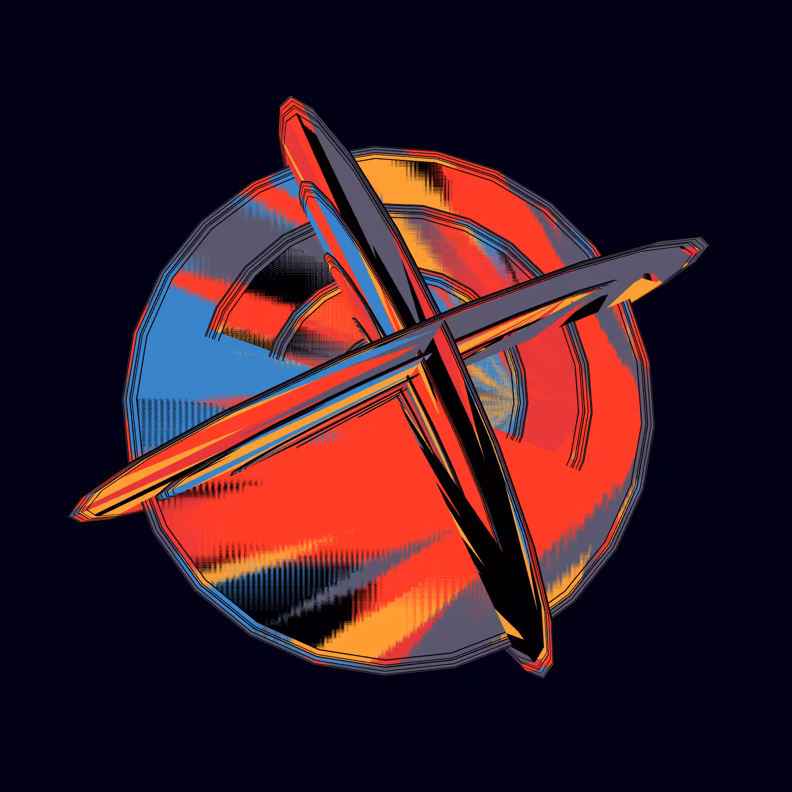 Circular reflectors #12