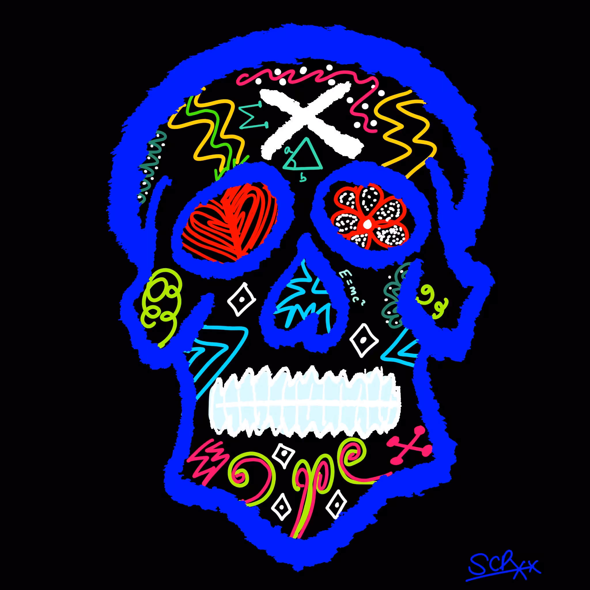 "Fanatical #2" SCP XX - Crazy Skull ArtWork