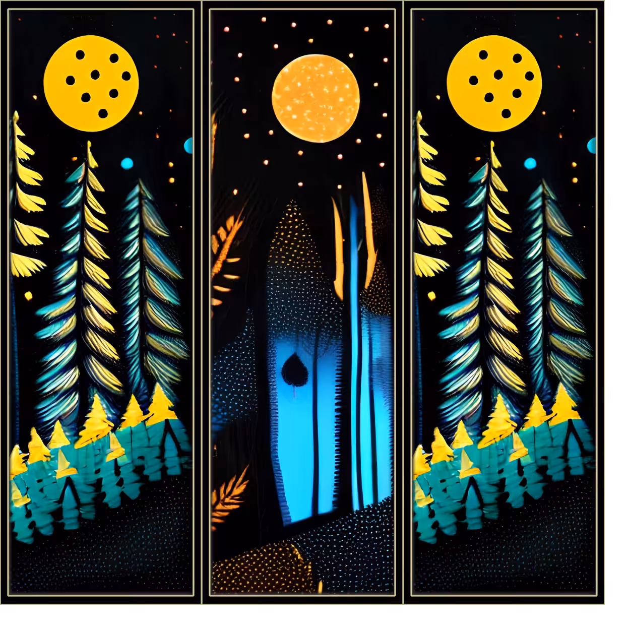 Forest at Night #4