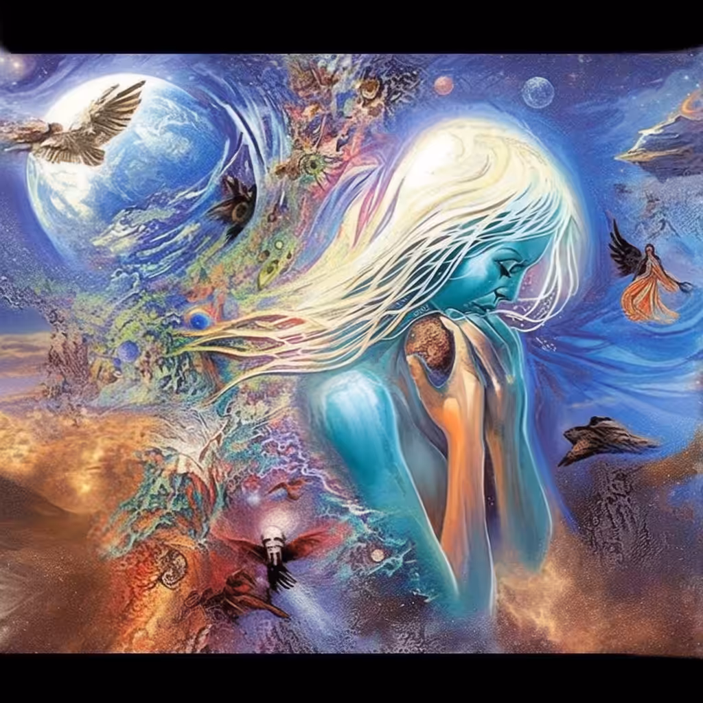 Surrealist Masterpieces : Cosmic Embrace