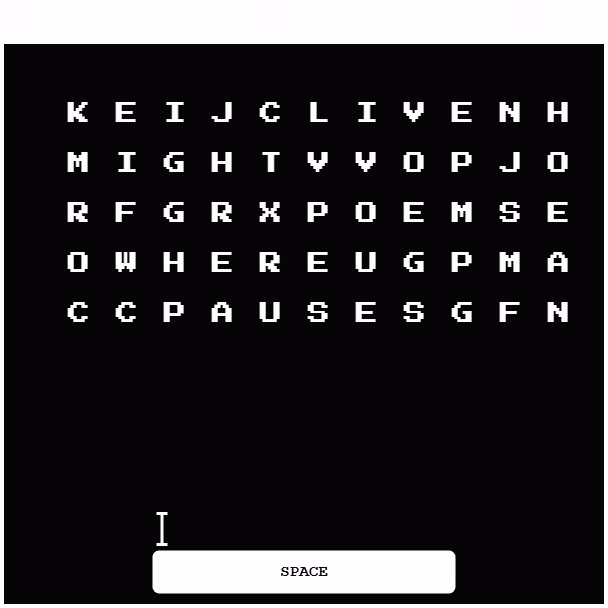 Space Bar Invaders #0