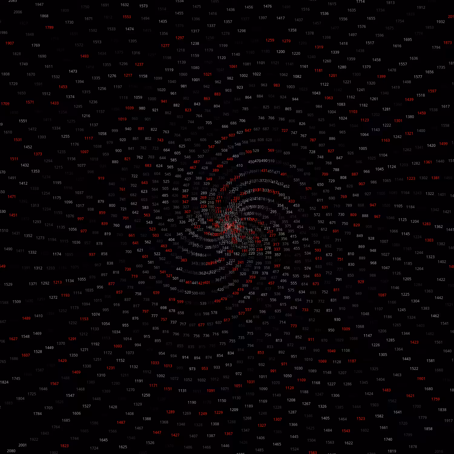 Polar Plot of Numbers #174