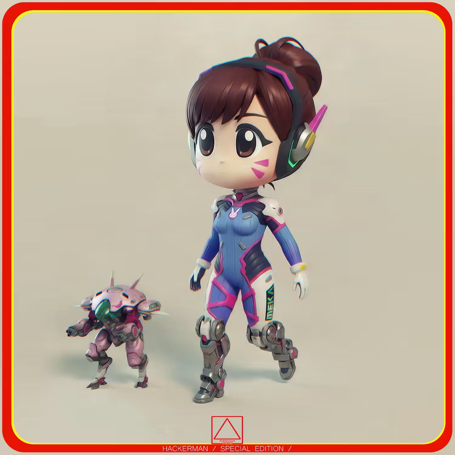 Cyborg Cuties # 51 . ⛔ D.Va