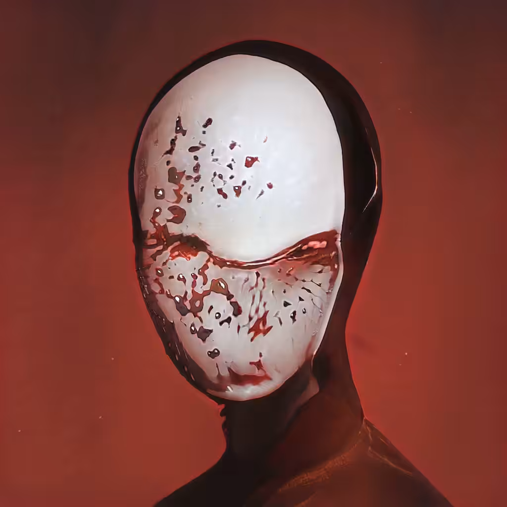 HORROR TIME/40 ANIMATED unique illustrations FACES BY AI