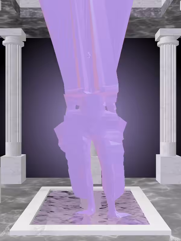 HeavenComputer: The Fragmented Excited Bright Purple Woman #3592