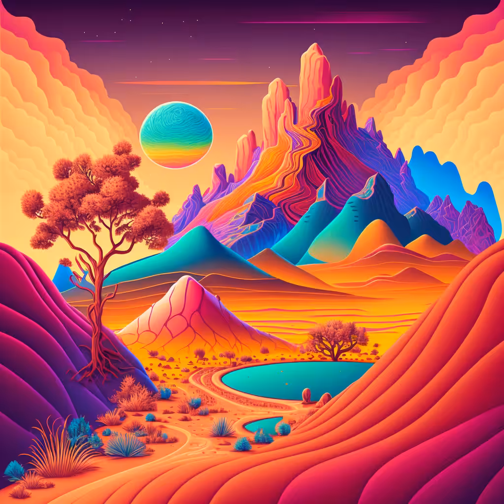 Psychedelic Landscape #14