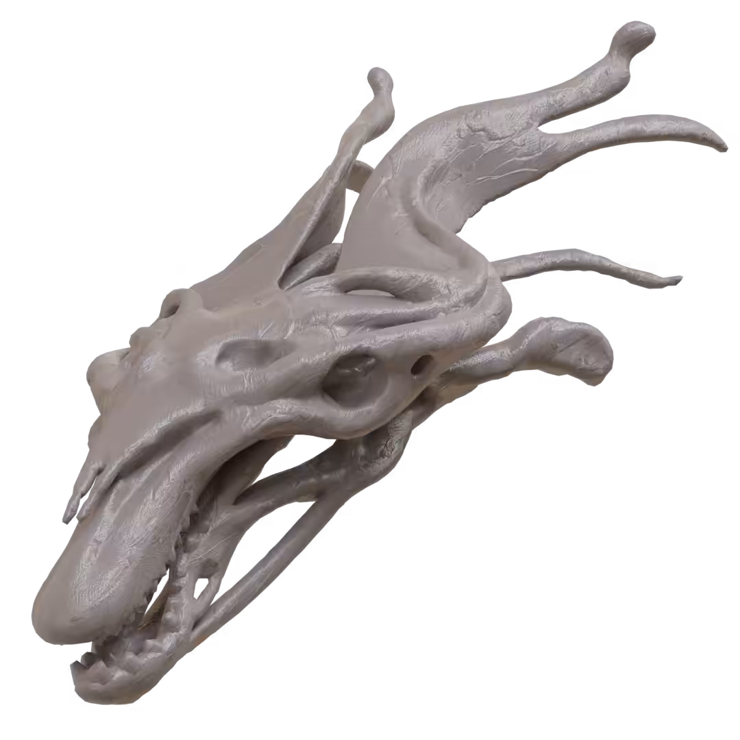 Crypto Creature - Alien Deer Skull - portrait 