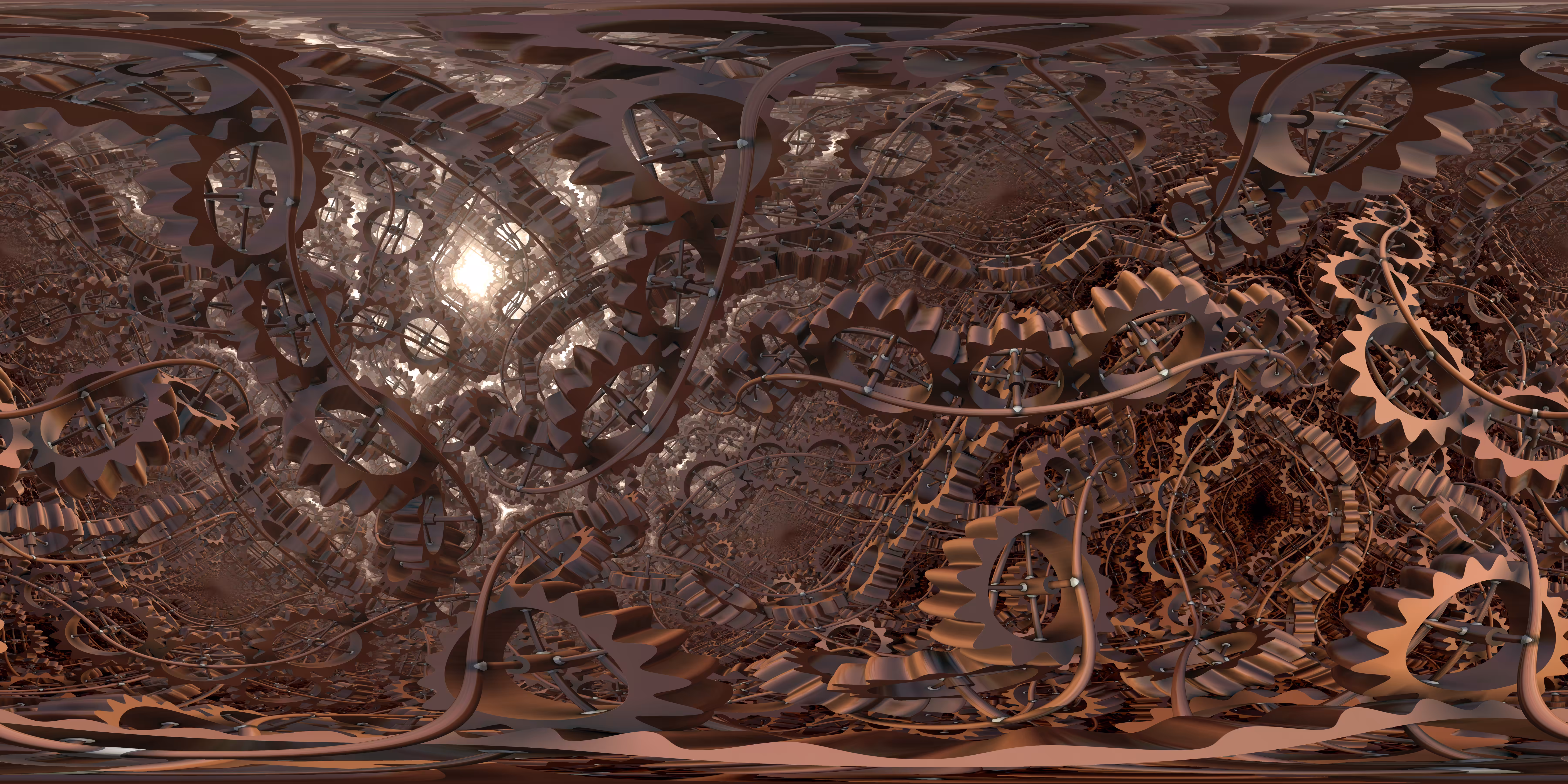 into gears