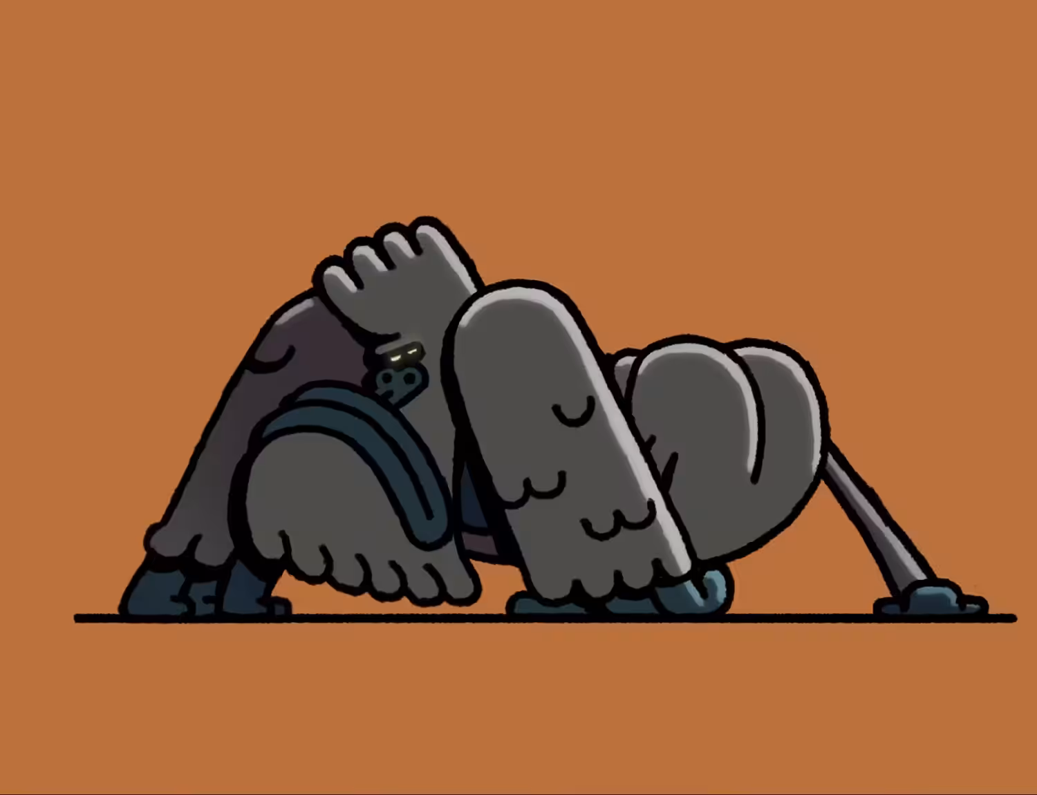 Gorilla Walk Cycle