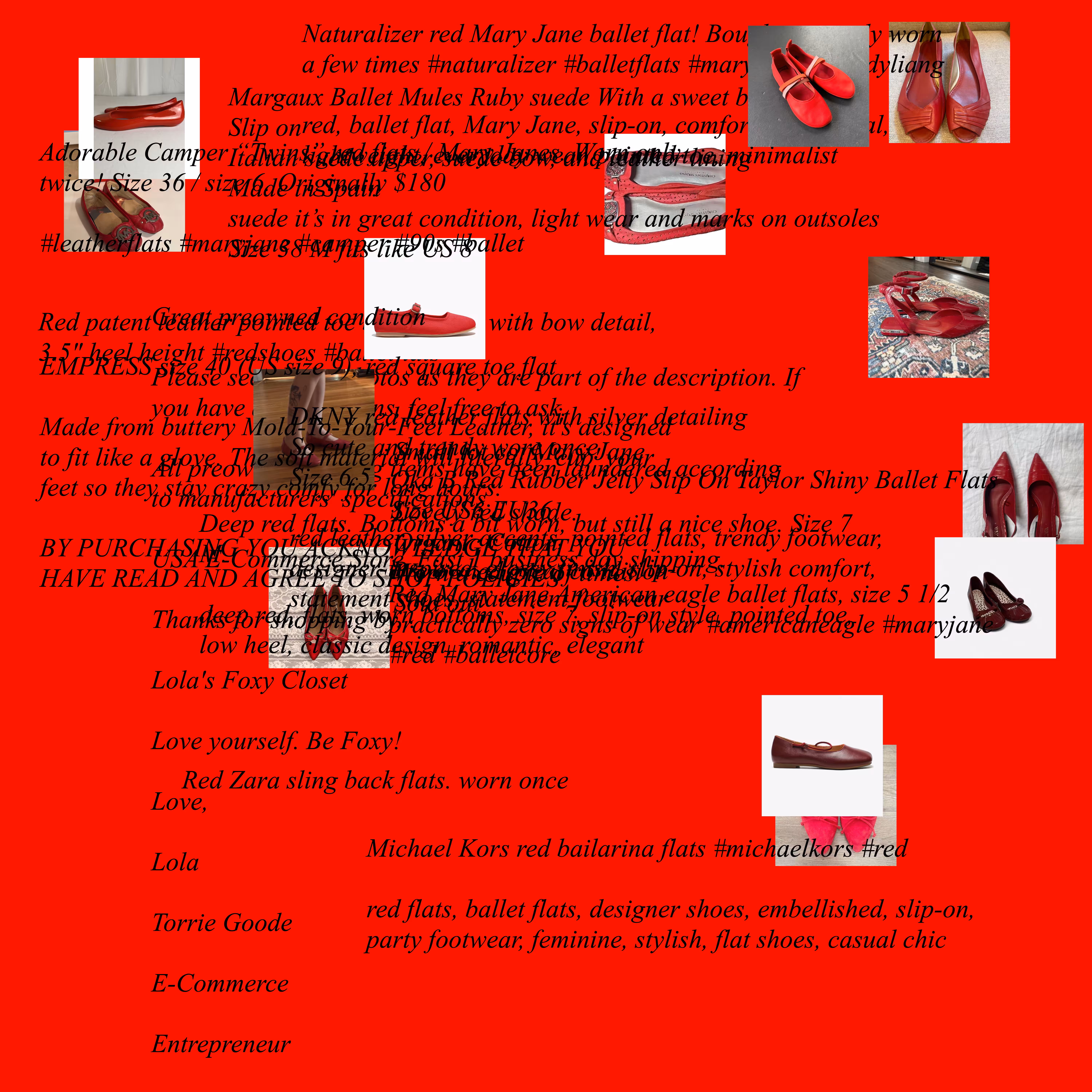 (The Angels Wanna Wear My) Red Shoes #15