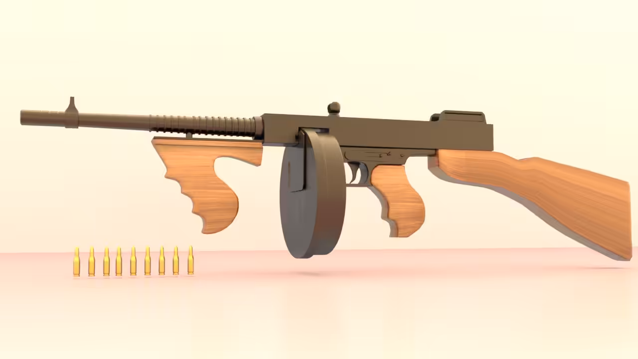 Thompson Sub Machine Gun (Tommy Gun)