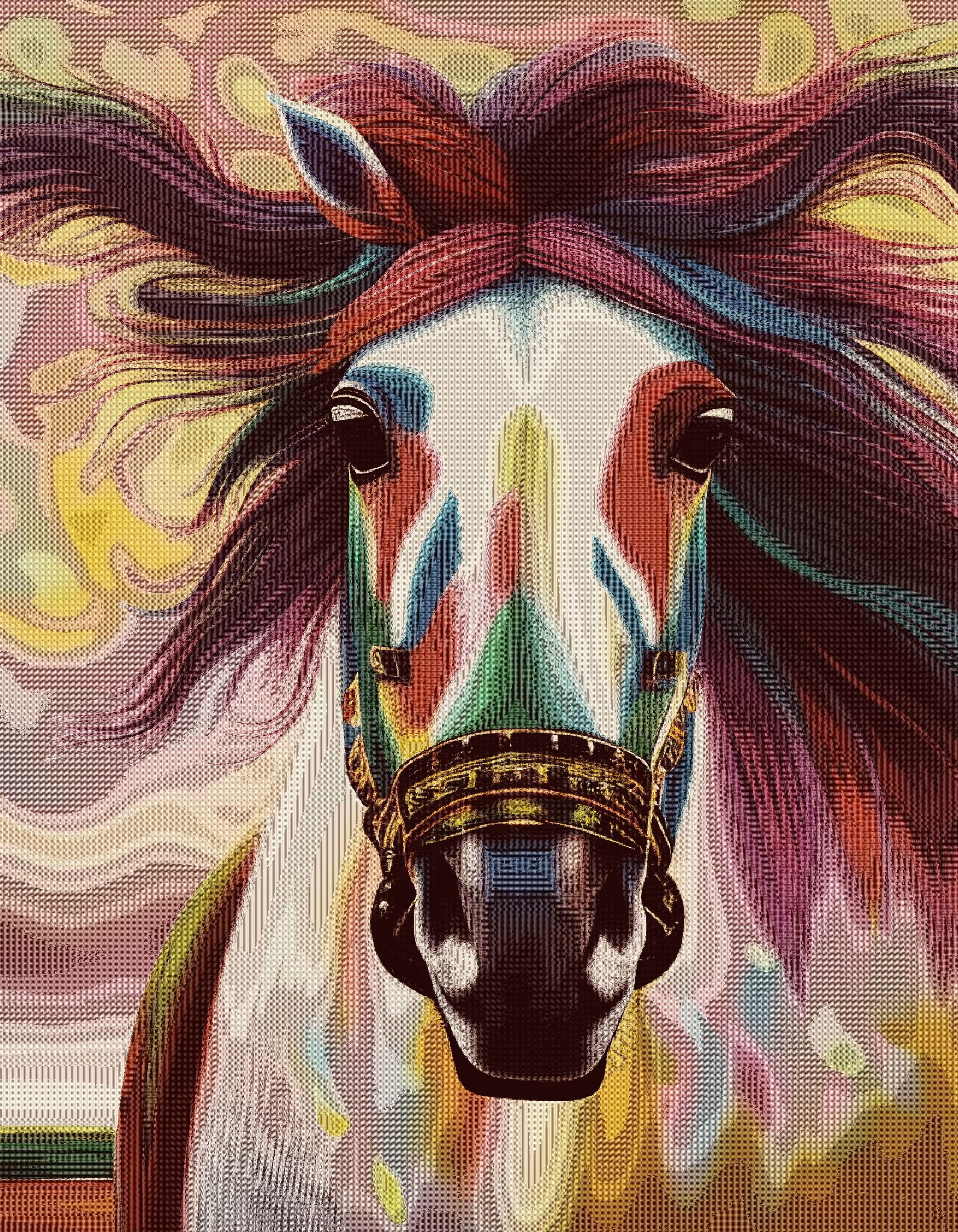Trippy side of horse-life