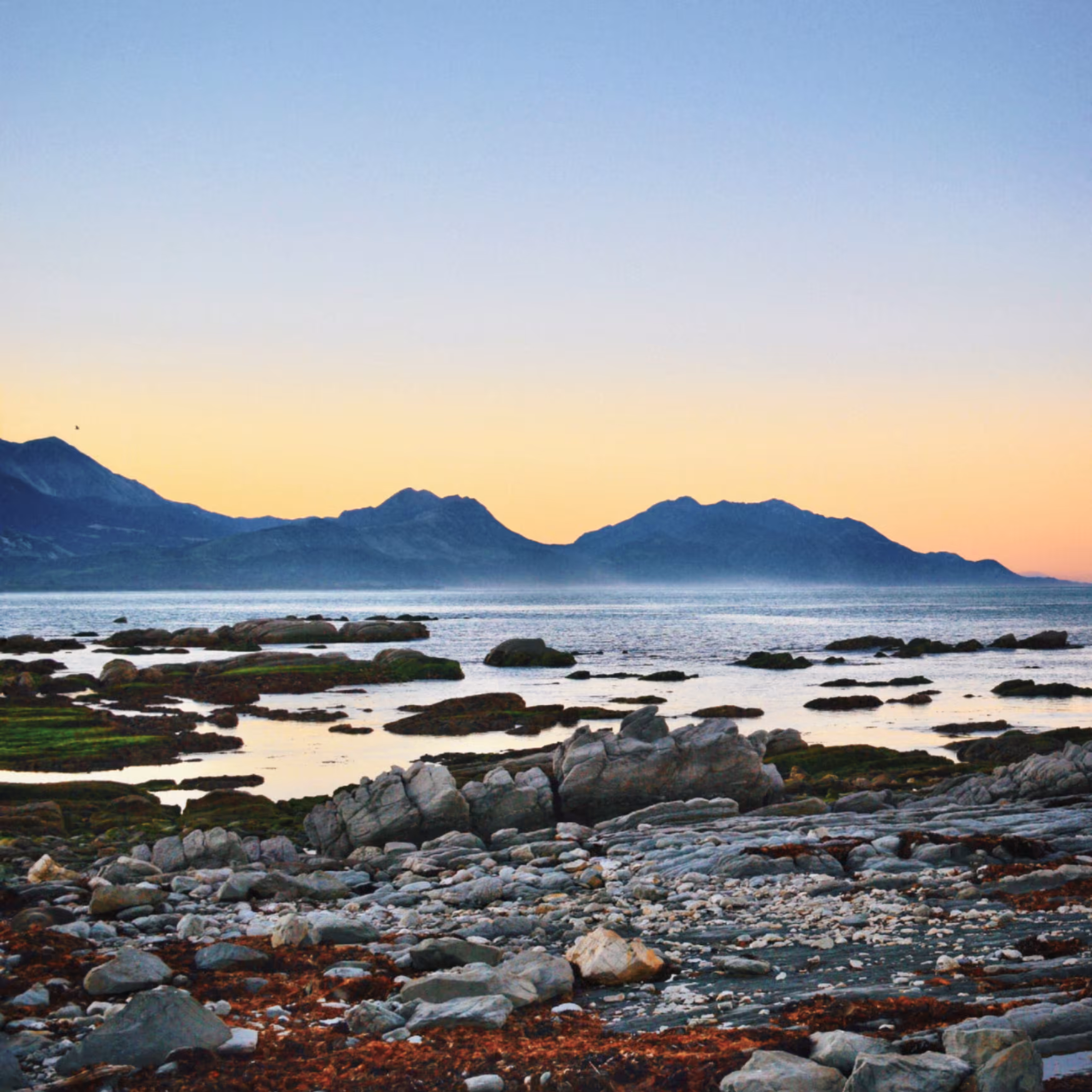 Dusk at the Rocky Shore