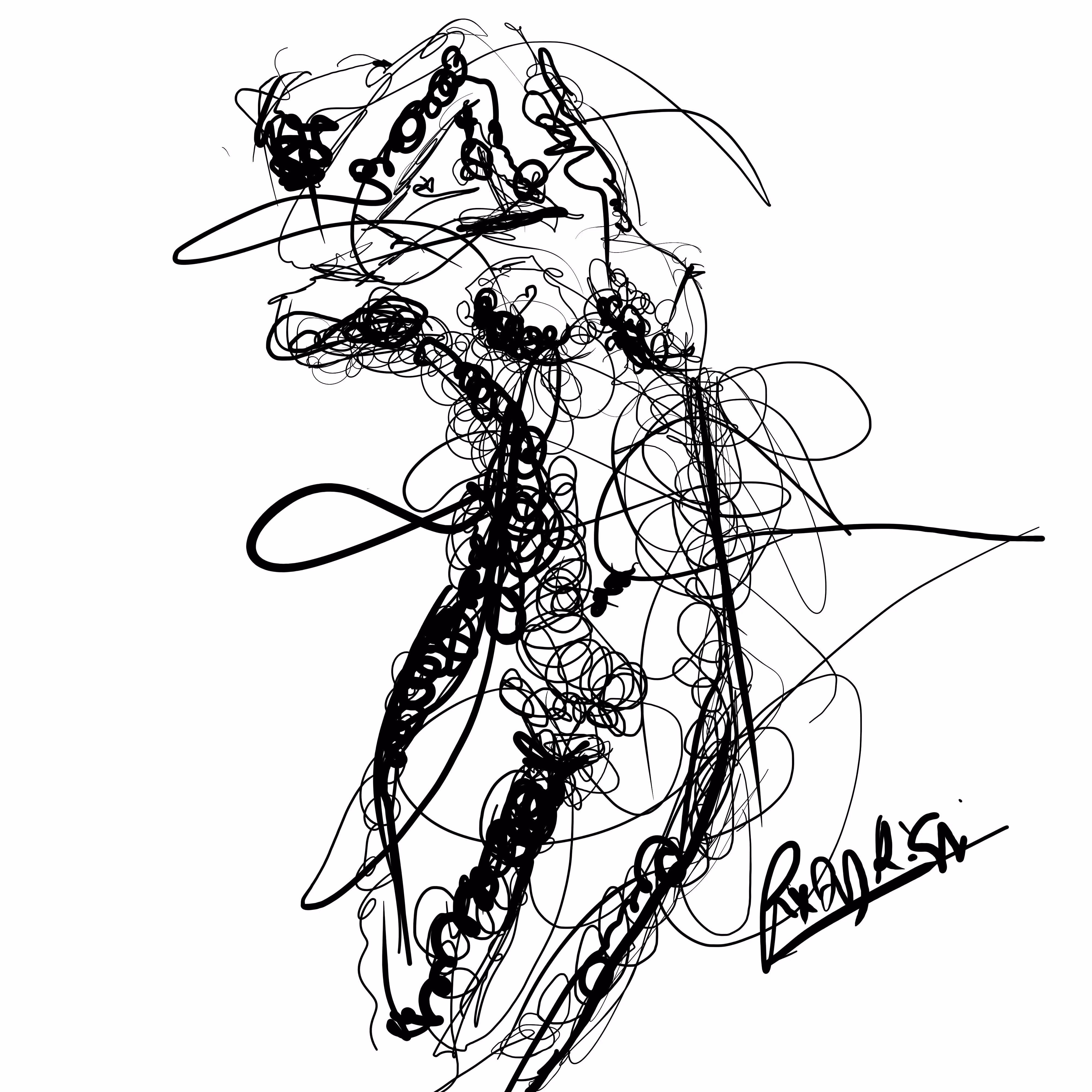 Nude Scribble