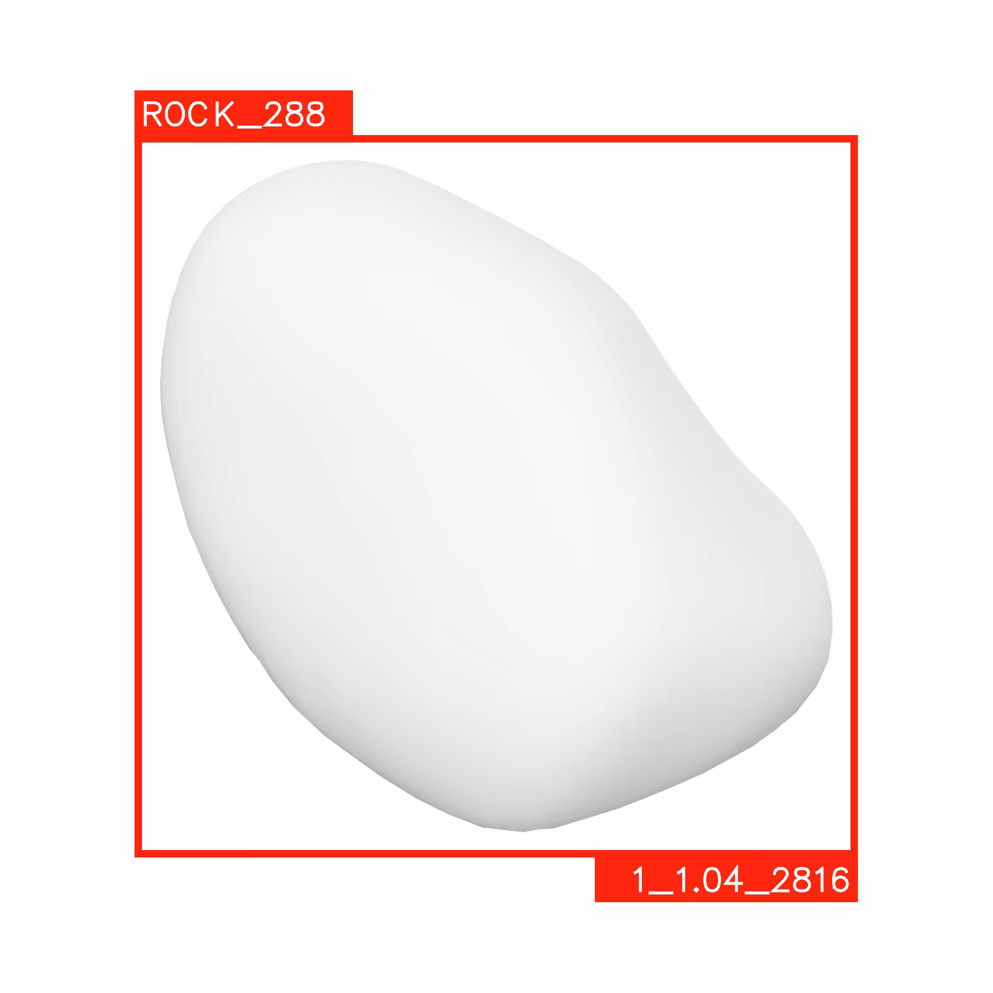 UNSHADED ROCKS: ROCK 288