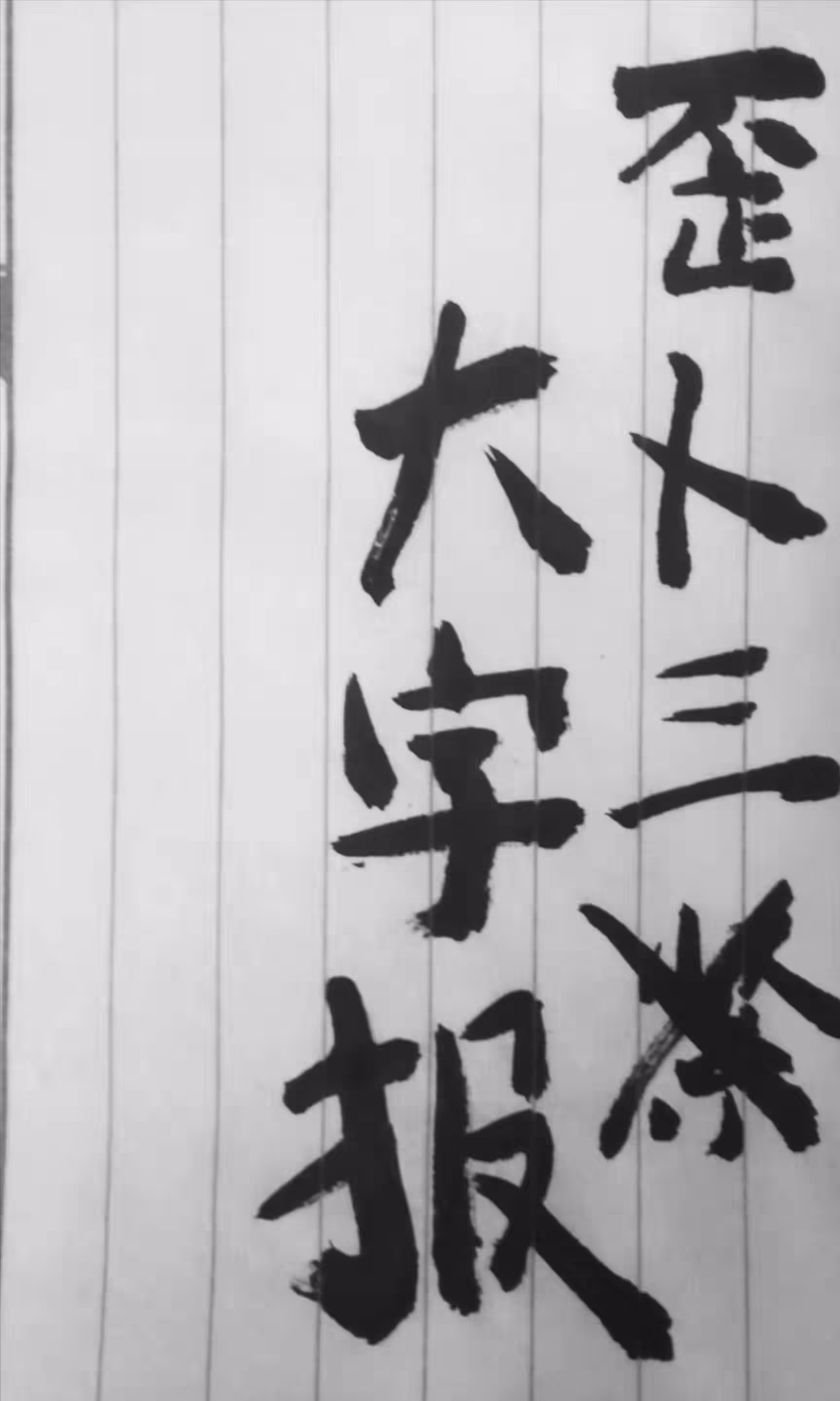 歪卜三大字报 封面