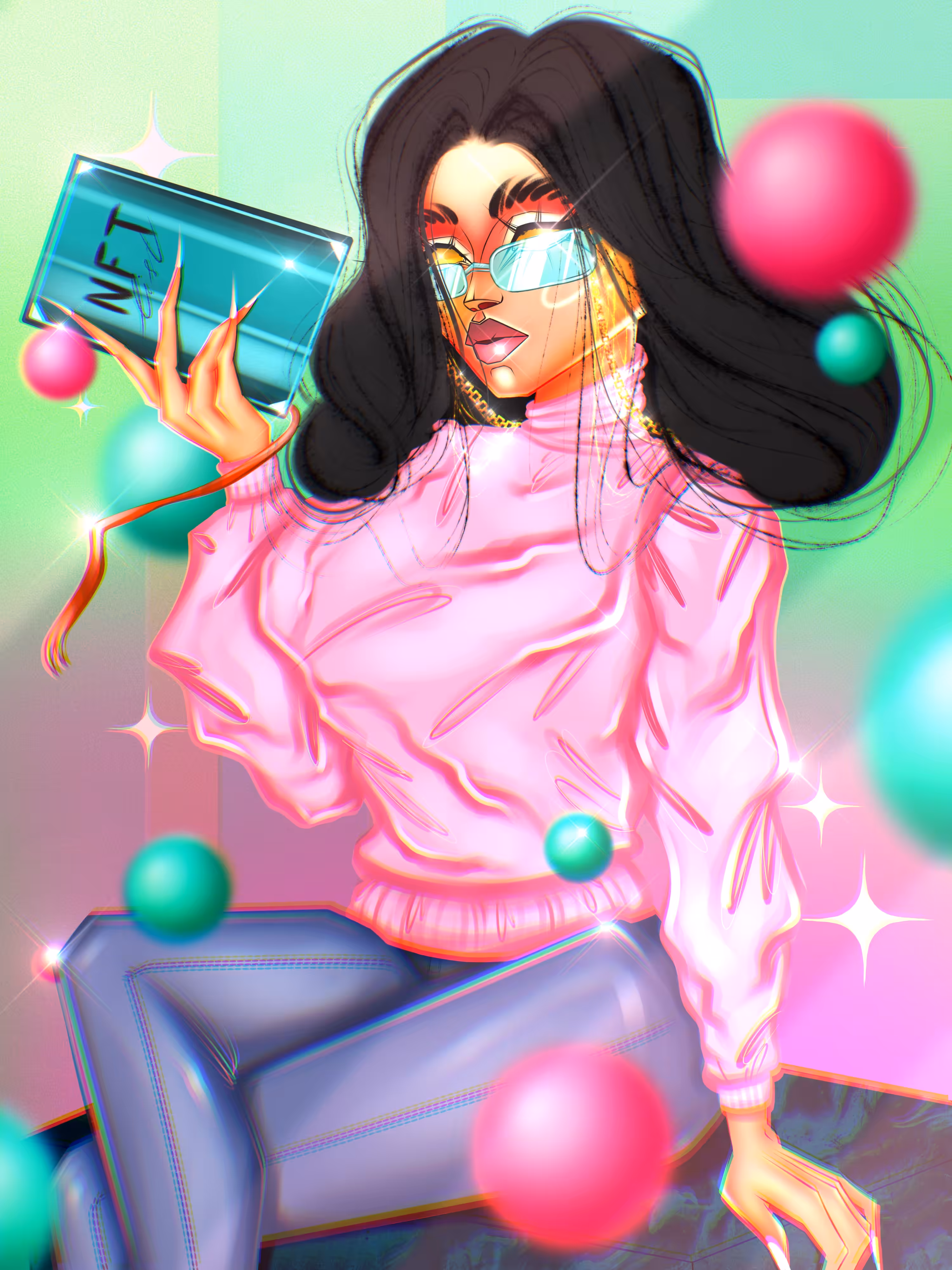 Gradient Girl #12