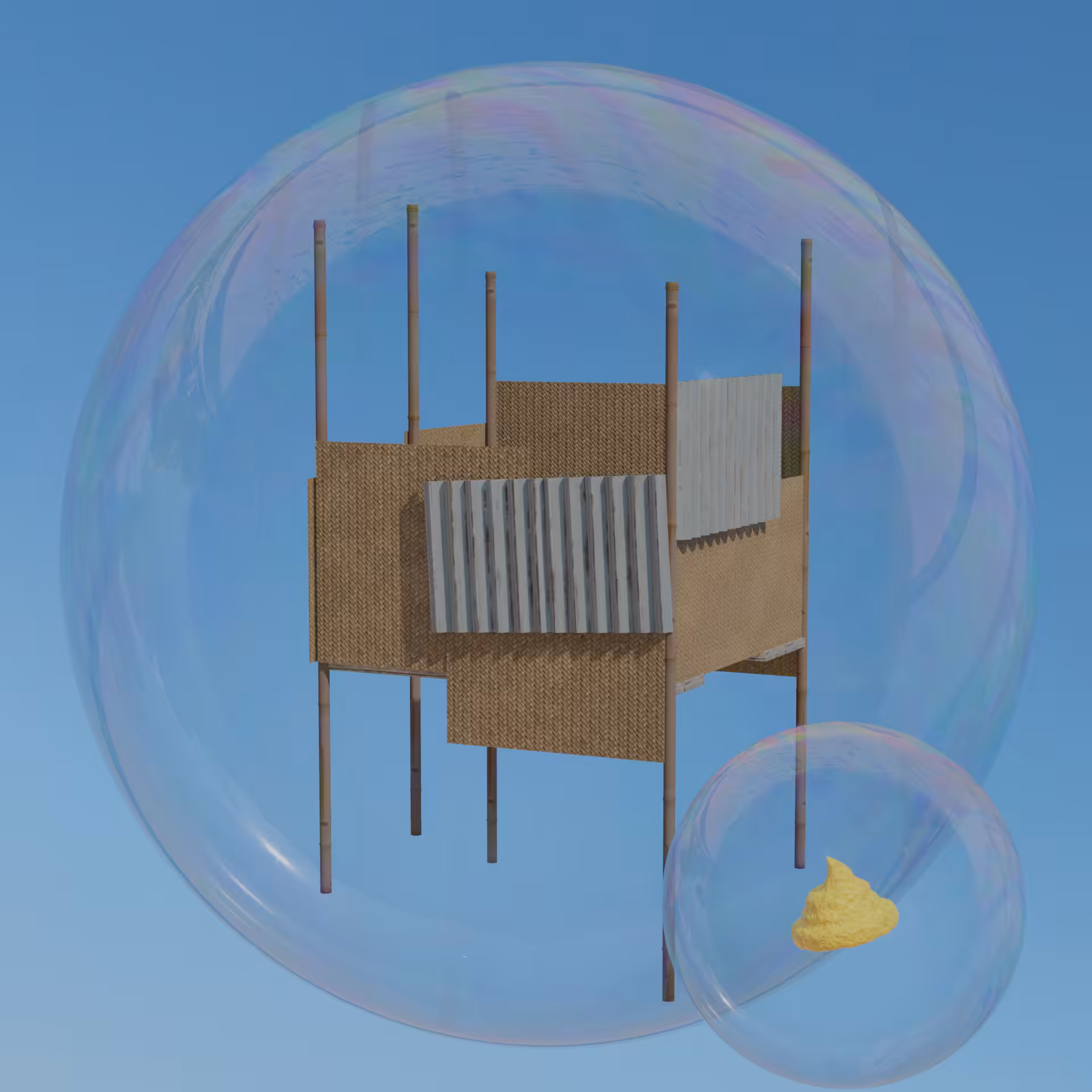 Bubbled Jamban #004