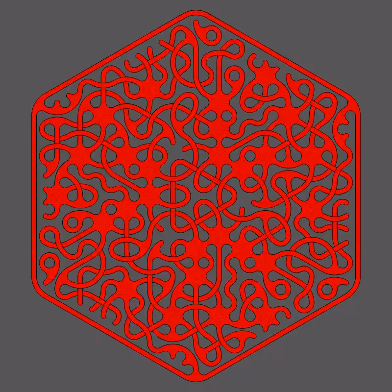 Threefold Symmetry - Dark Variations #473
