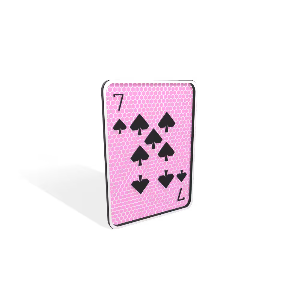7 of Spades : Tezicana Playing Cards