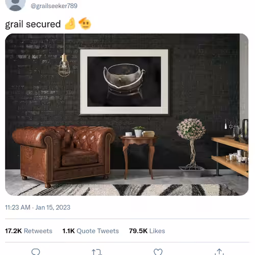 Grail on Wall