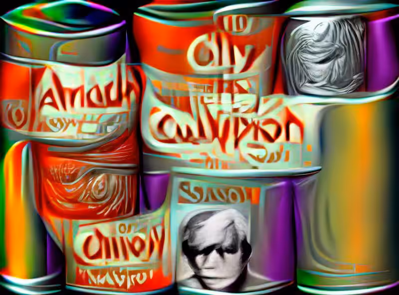 Abraham's First Works: Andy Warhol Soup Cans on the Cusp of Oblivion