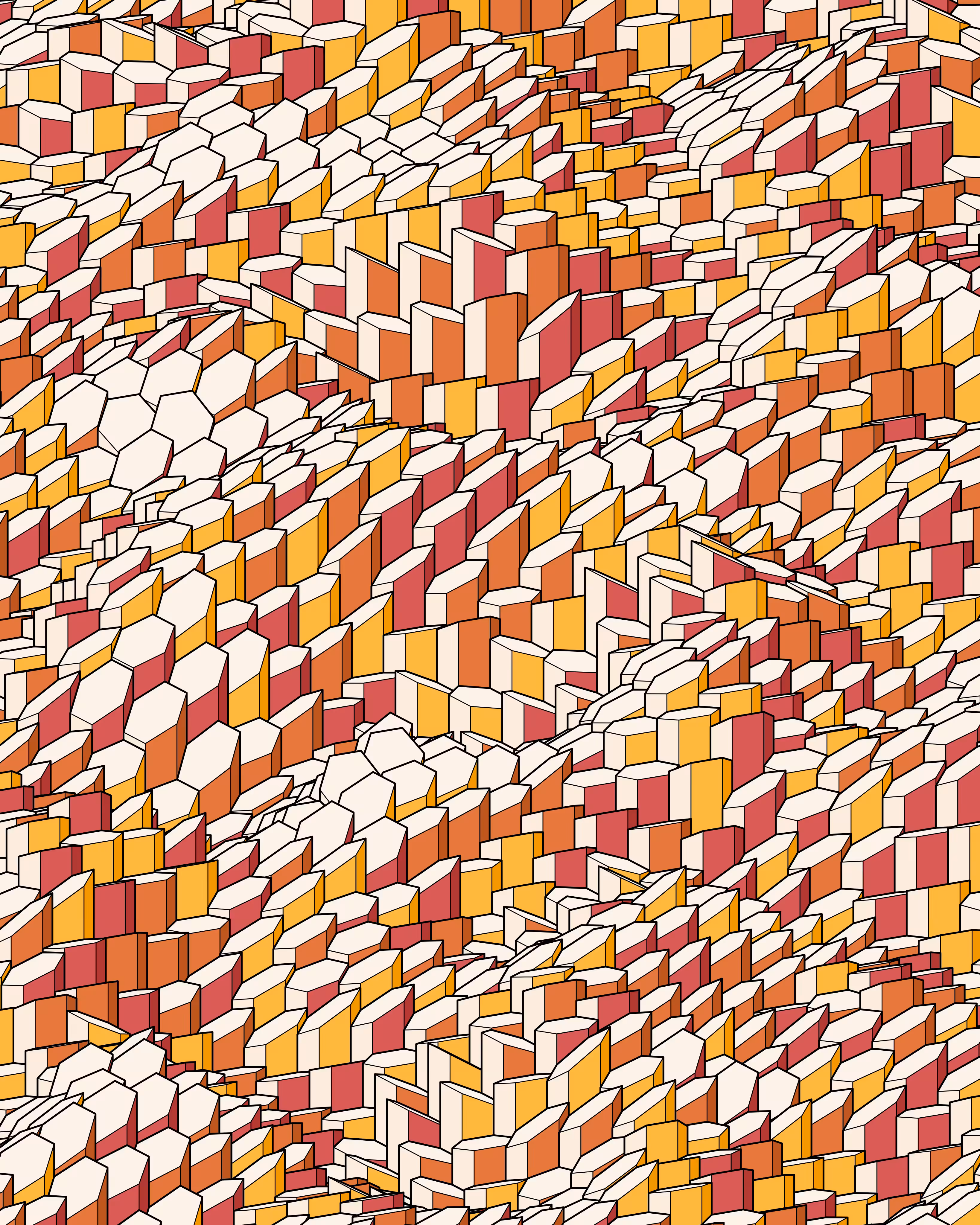 Hexagones Landscape #93