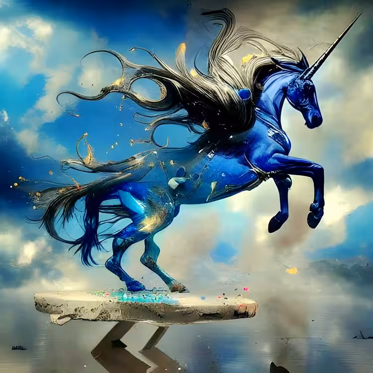 The mysterious wall: Magnificent Unicorn
