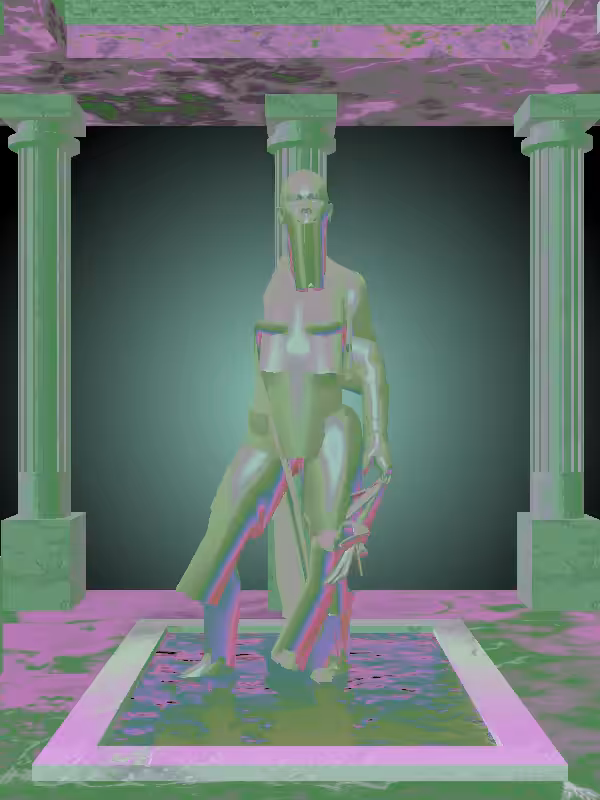 HeavenComputer: The Victorious Matte Ivory Woman #6071