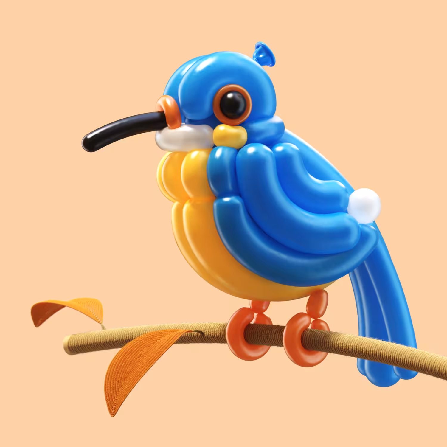 Balloon Birds - Kingfisher