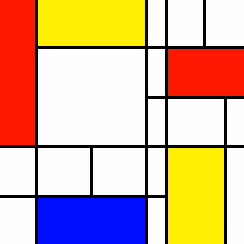 compositioninredblueandyellow.art, (NFT) #63