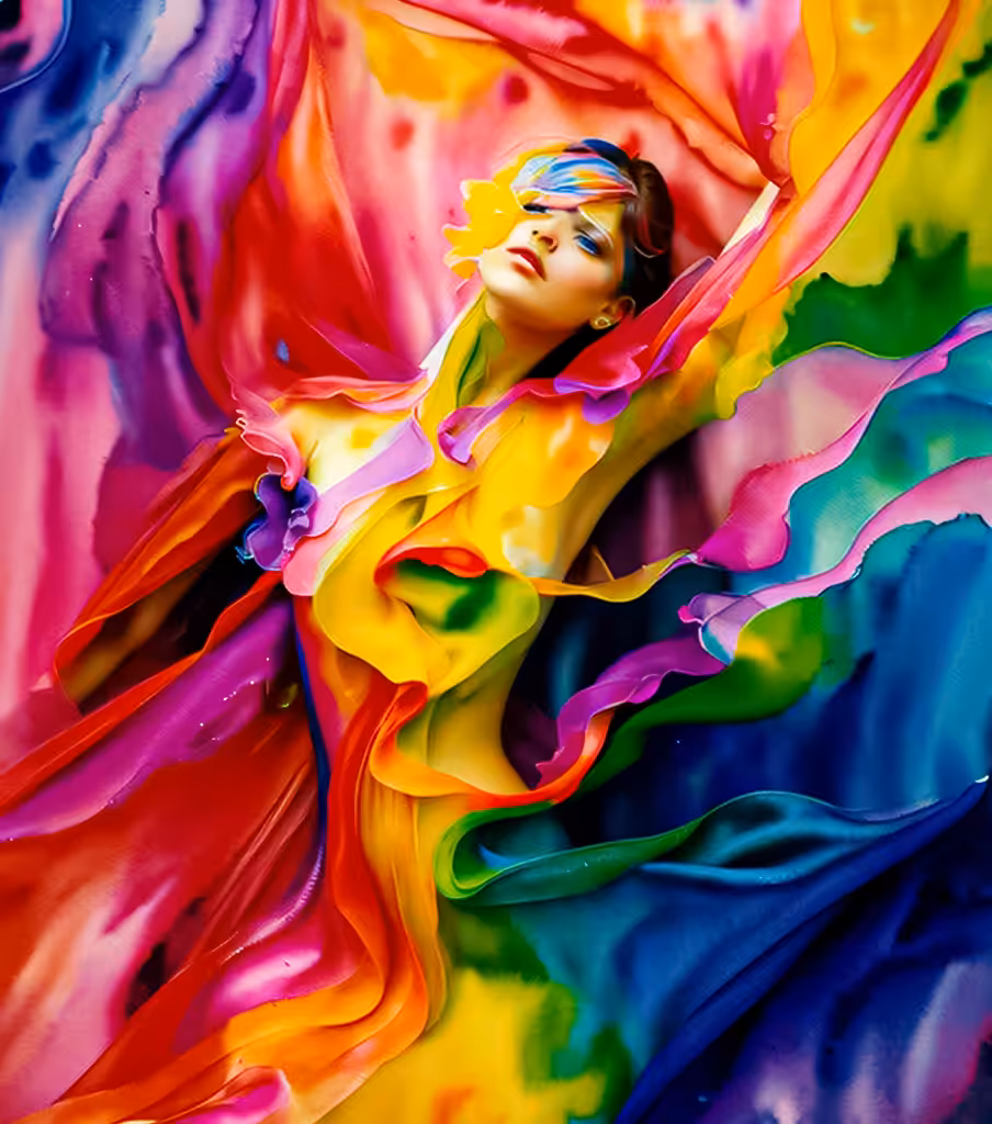 The Girl Rainbow Beauty