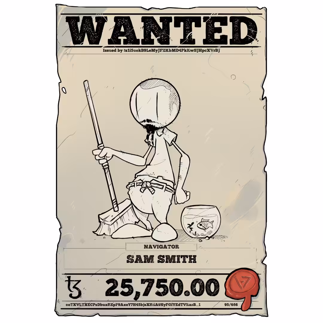 SAM SMITH | TEZOS PIRATE 95/666