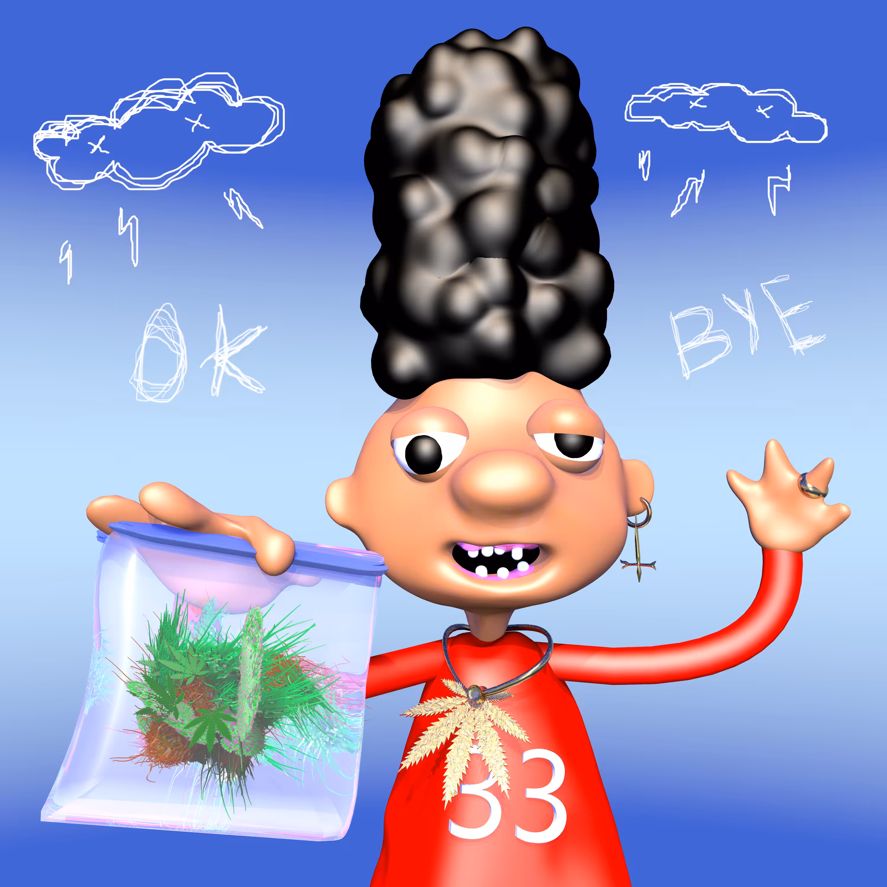 ok bye, hi