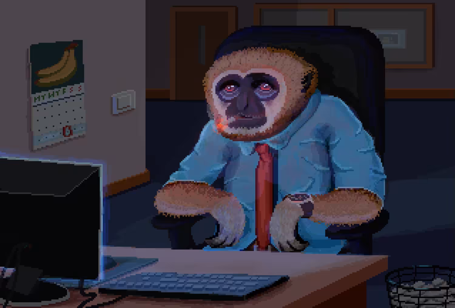 "Fruity friday" -Sad Ape #5