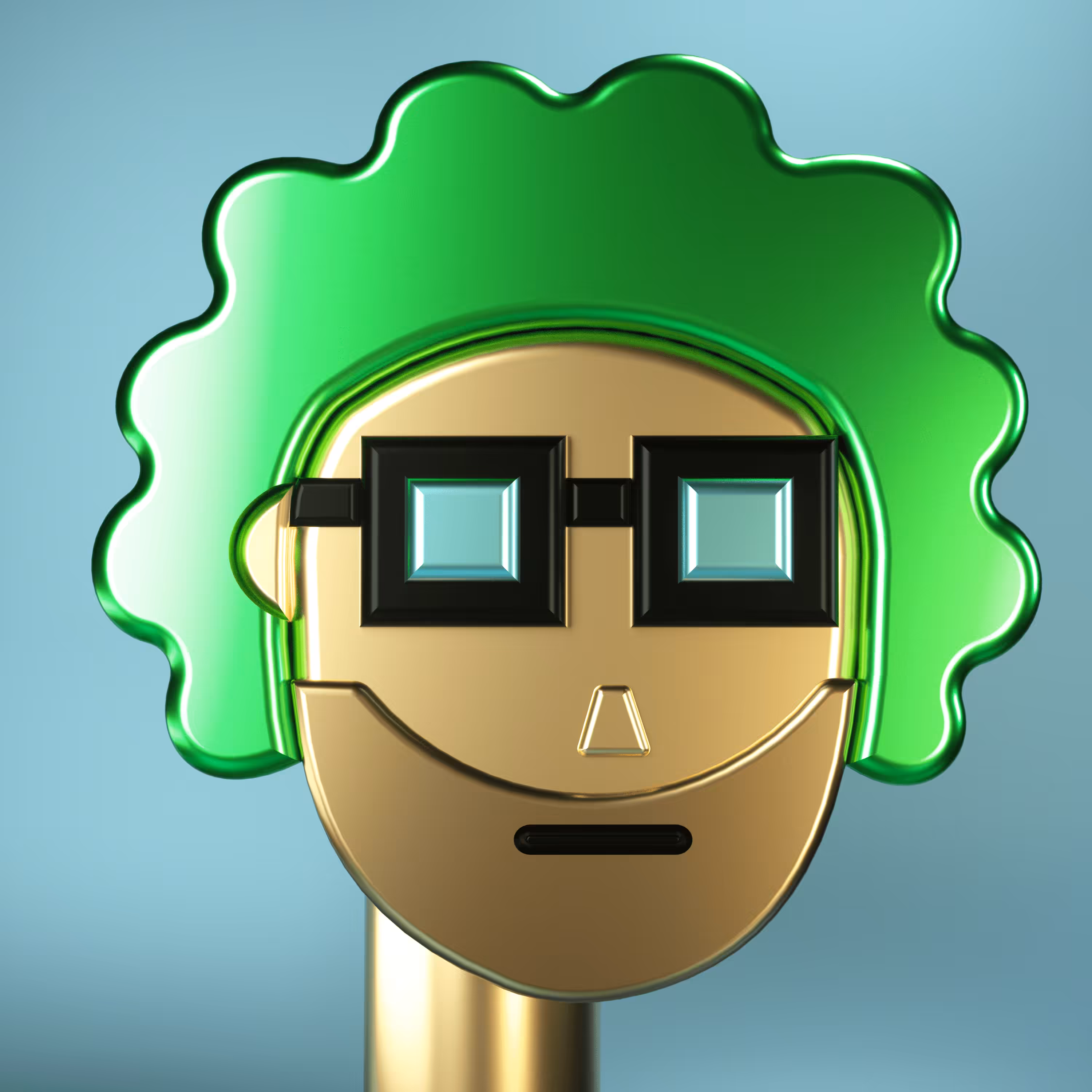 3D Chrome Punk #0068