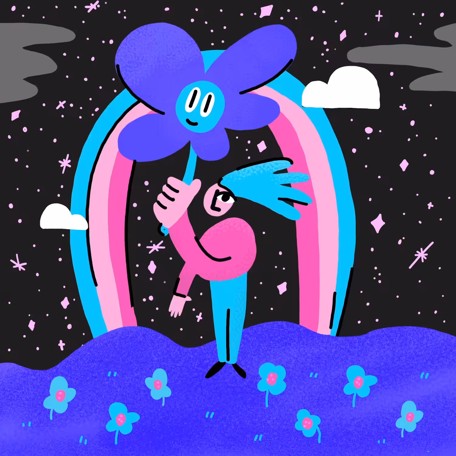 A nigh-blooming flower
