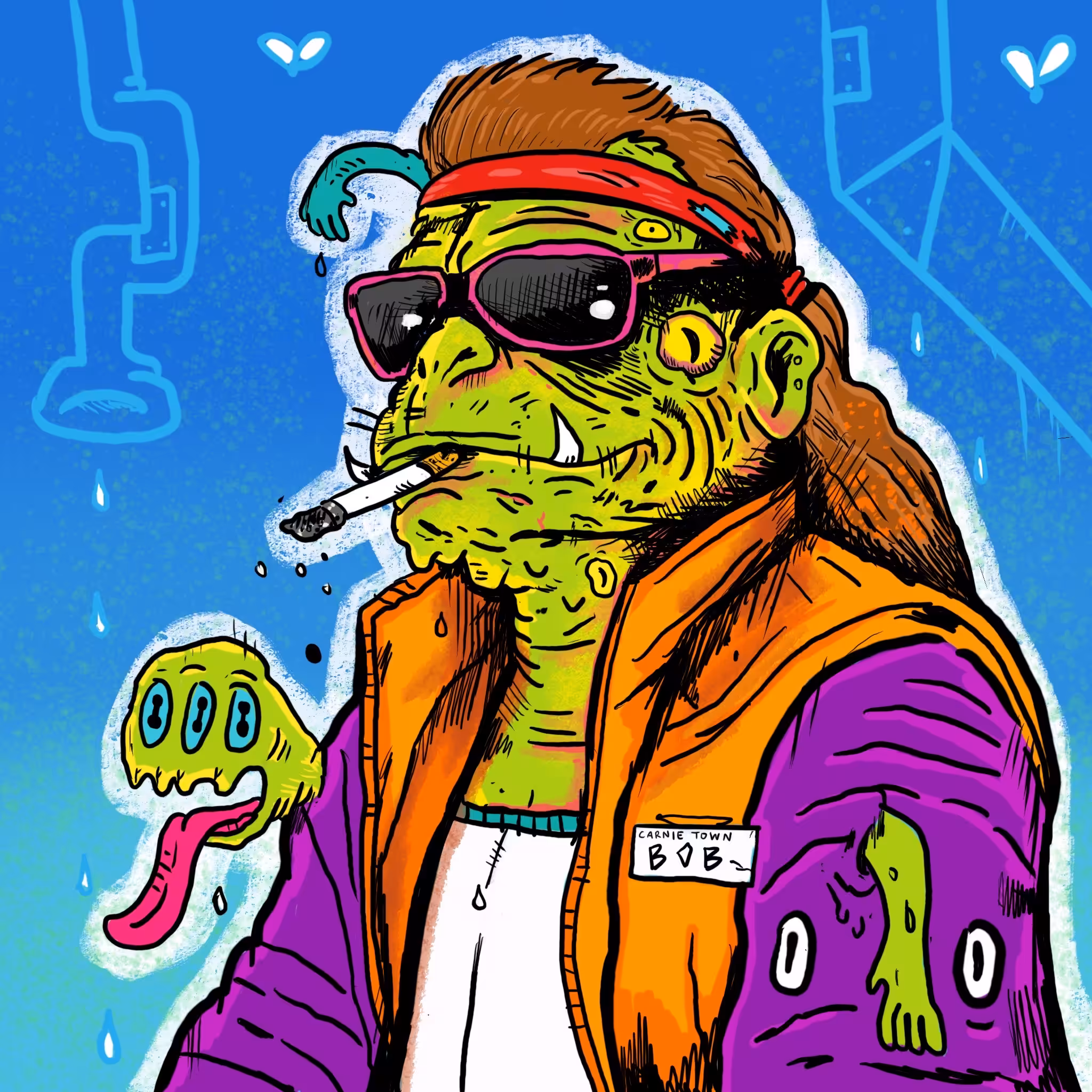 Crypto Carnies Vol 3: Escape Through the Sewer: Beastly Bob (Circus Ride Mechanic)