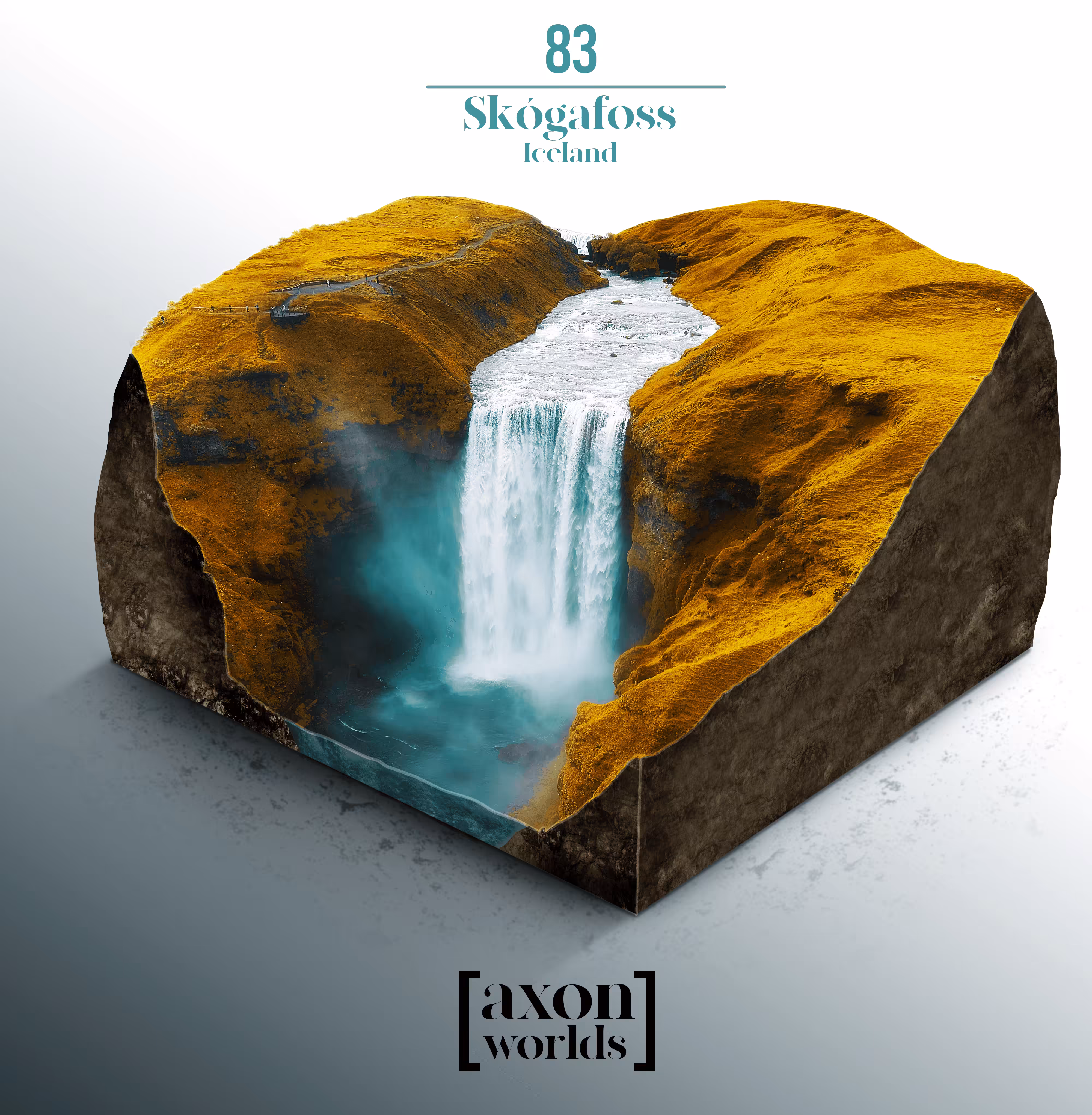 AXON WORLD | 83/1423 | SKOGAFOSS | ICELAND | MICRO WORLD