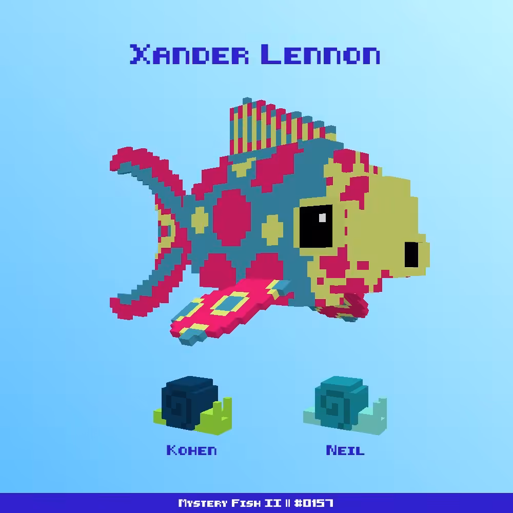 Xander Lennon :: Mystery Fish 0157/1000