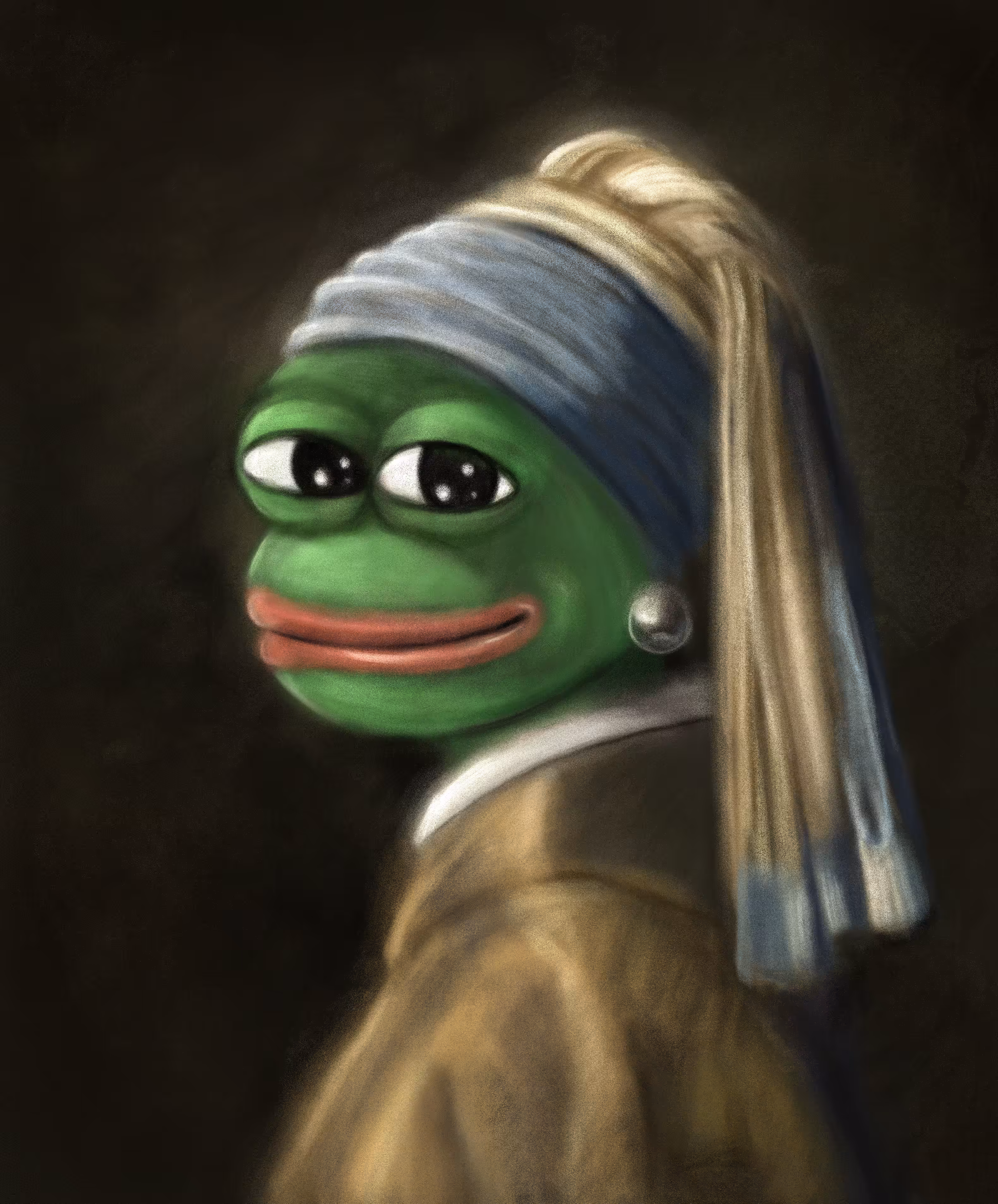 PEPE  with the Pearl Earring