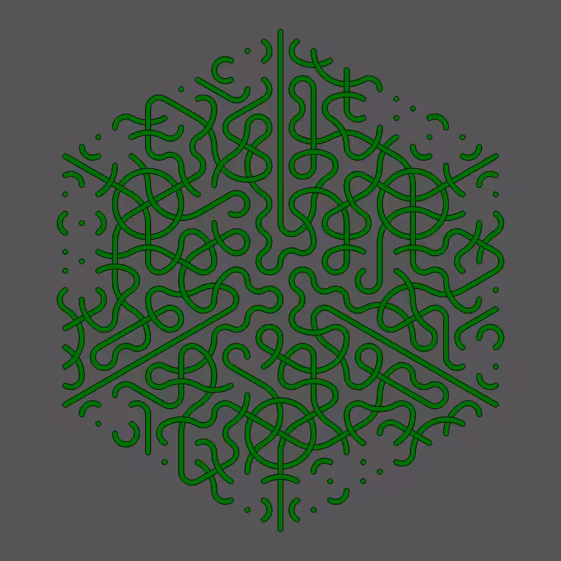 Threefold Symmetry - Dark Variations #137