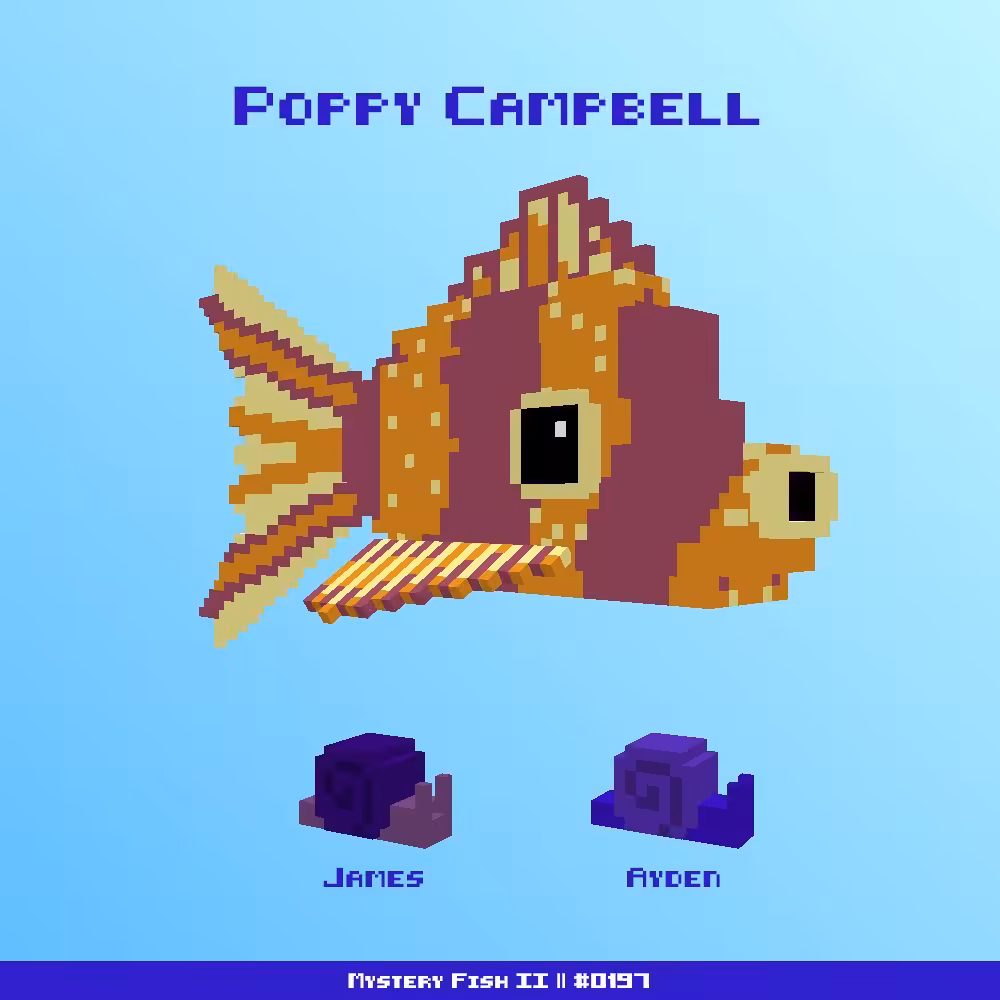 Poppy Campbell :: Mystery Fish 0197/1000 